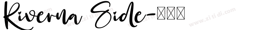 Riverna Side字体转换